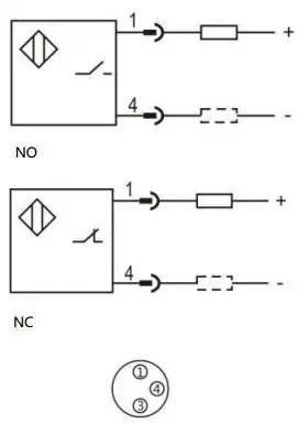 Индуктивные датчики LANBAO LR08BN02DLO-E1