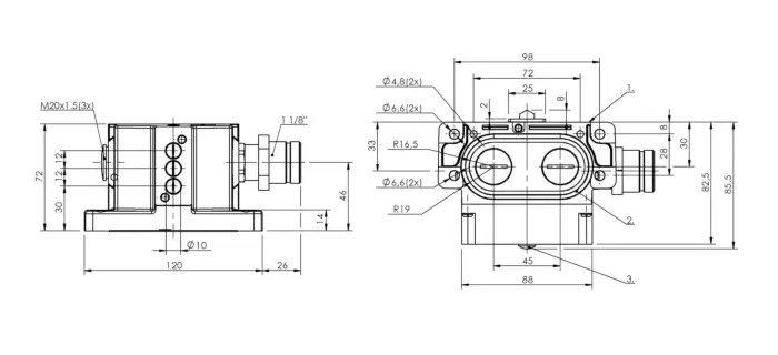 Блочные кулачковые выключатели Balluff BNS01J1