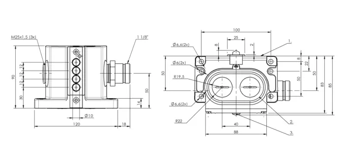 Блочные кулачковые выключатели Balluff BNS019F