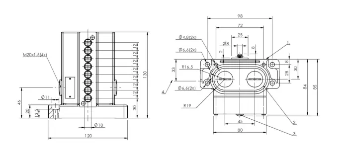 Блочные кулачковые выключатели Balluff BNS01MC
