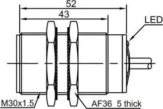 Индуктивные датчики LANBAO LR30XBF10DPOA