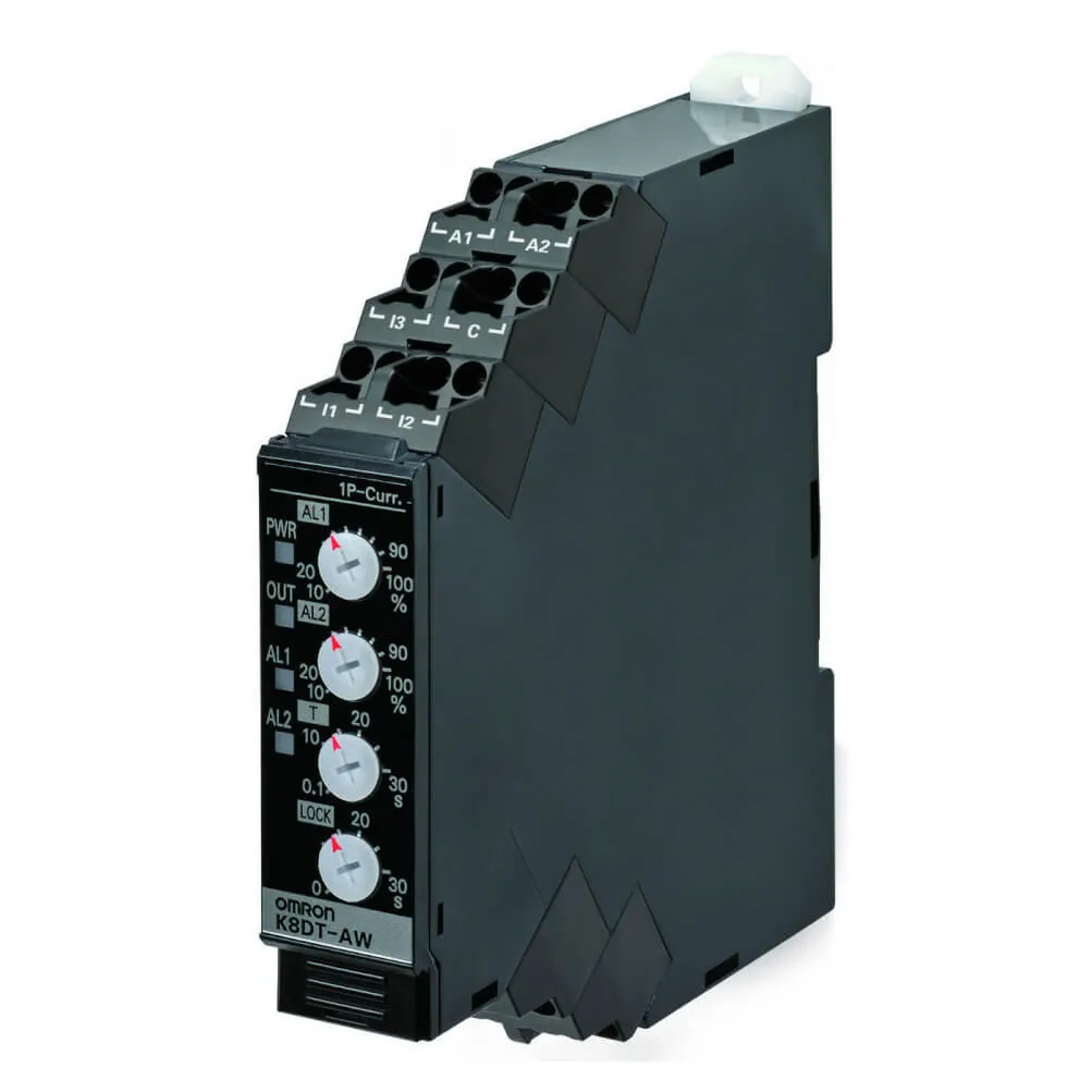 Однофазные реле контроля тока Omron K8DT-AW3TD