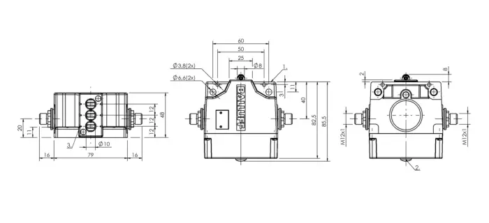 Блочные кулачковые выключатели Balluff BNS02JL