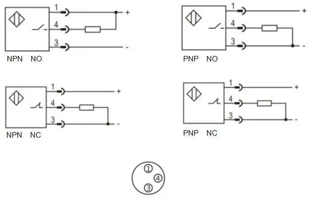 Индуктивные датчики LANBAO LR08BF02DPOY-E1