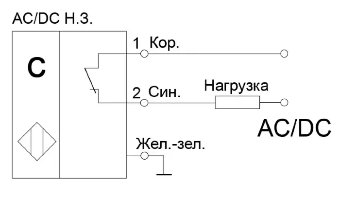 Емкостные сигнализаторы уровня СЕНСОР ДКЕ-Т40-201С-3252-ЛА