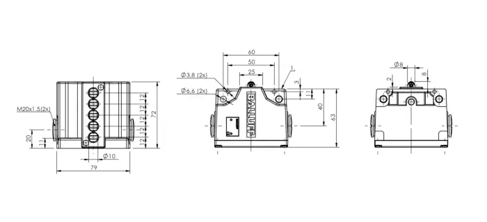 Блочные кулачковые выключатели Balluff BNS02AT