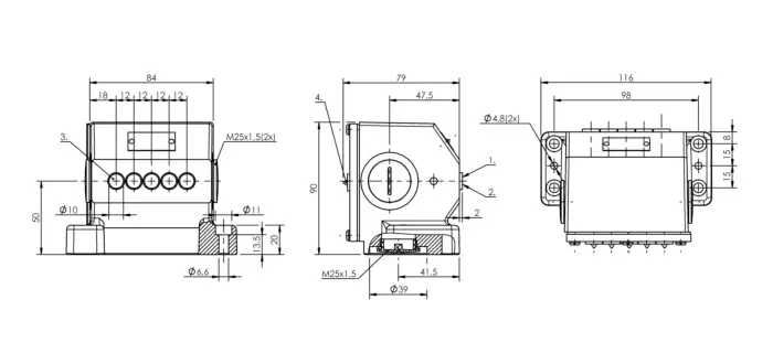 Блочные кулачковые выключатели Balluff BNS03HP