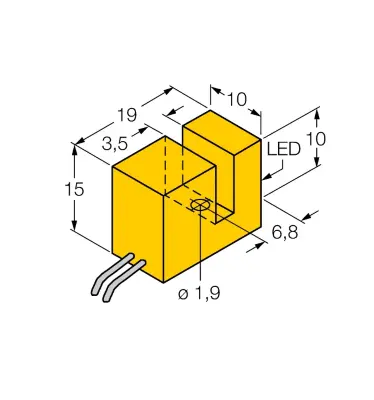 Индуктивные щелевые датчики TURCK SI3.5-K10-Y1X