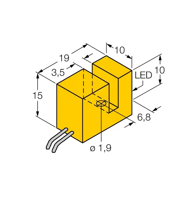 Индуктивные щелевые датчики TURCK SI3.5-K10-Y1X