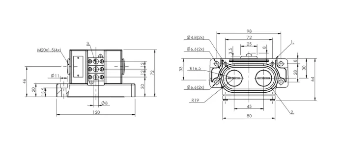 Блочные кулачковые выключатели Balluff BNS01J4