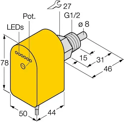 Калориметрические датчики потока Sentinel PLSX-1/2G-VR6D-C2