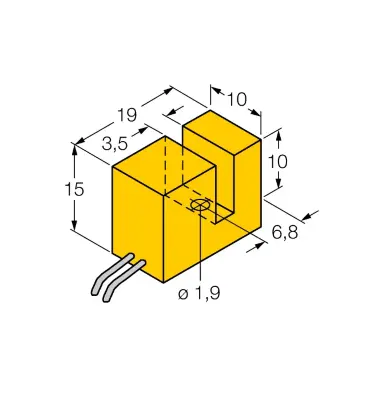 Индуктивные щелевые датчики TURCK SI3.5-K10-Y1