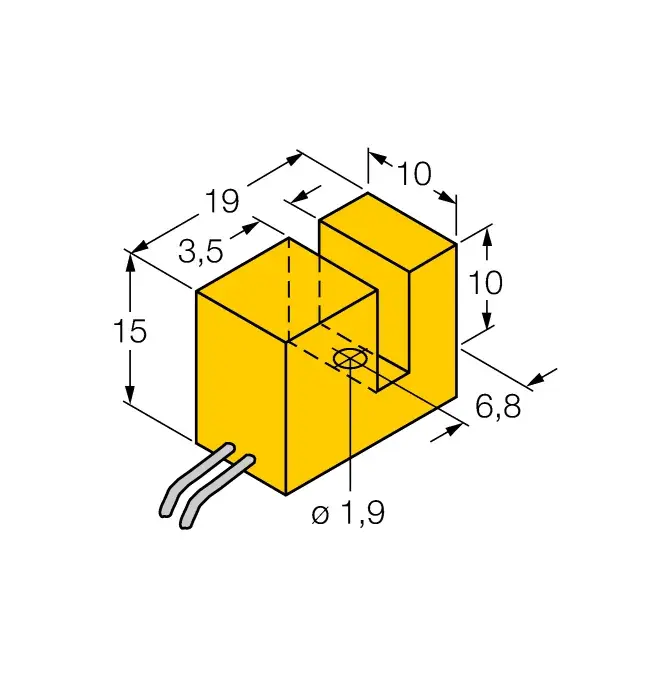 Индуктивные щелевые датчики TURCK SI3.5-K10-Y1