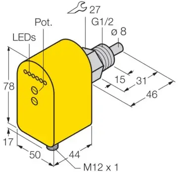 Калориметрические датчики потока Sentinel PLSX-1/2G-VR6D-SC