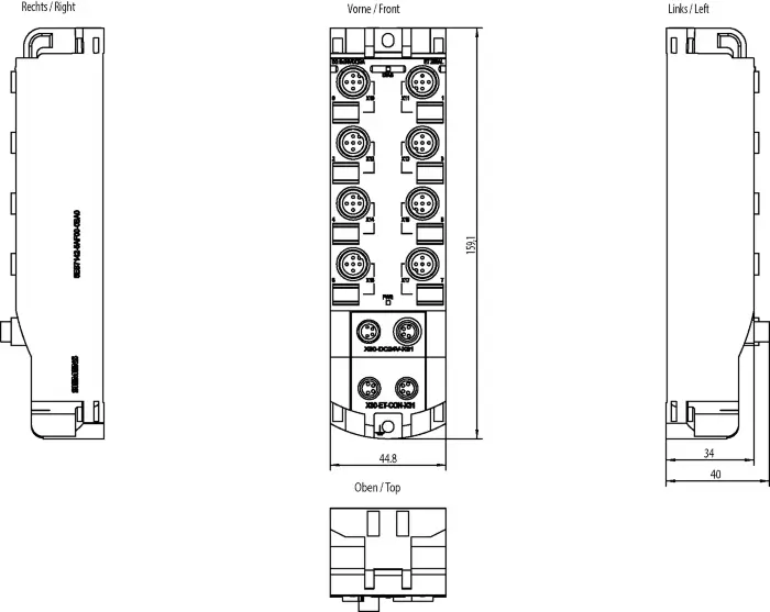 Модуль ввода-вывода дискретных сигналов Siemens 6ES7142-5AF00-0BA0