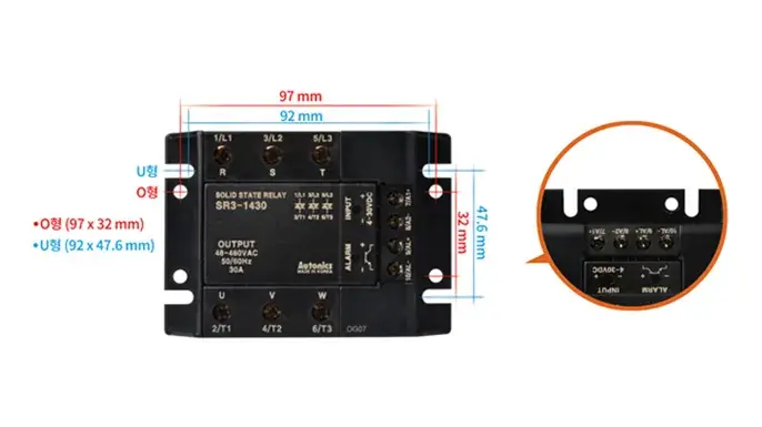 Трехфазные твердотельные реле 380 В Autonics SR2-1275