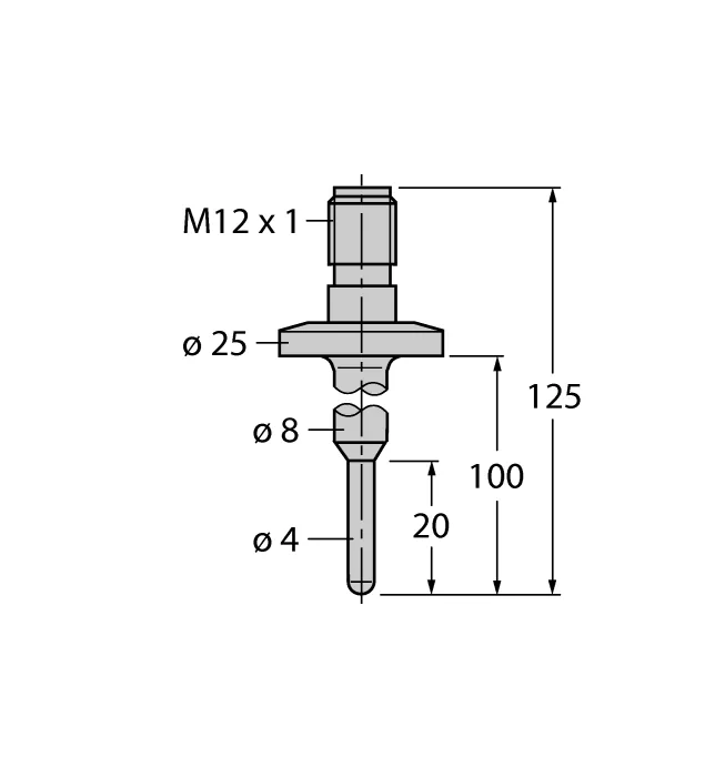 Датчики температуры pt100 TURCK TP-504A-TRI3/4-H1141-L100