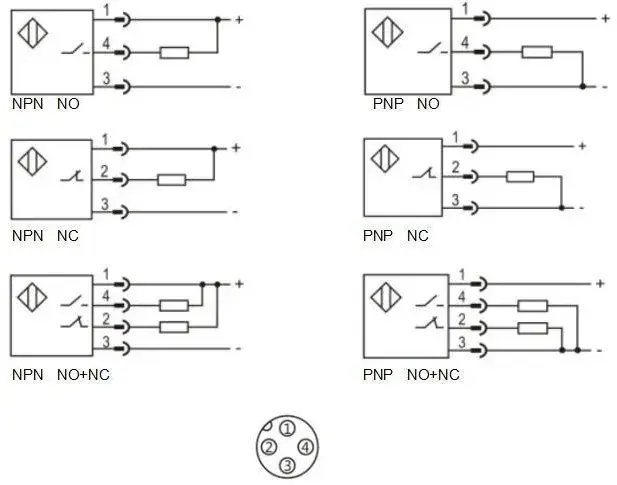 Индуктивные датчики LANBAO LR18XBF08DPRY-E2