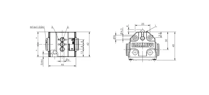 Блочные кулачковые выключатели Balluff BNS0535