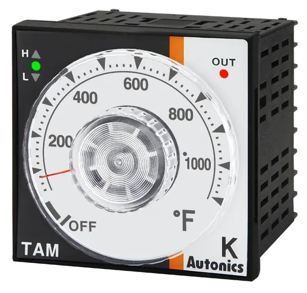 Температурные контроллеры с аналоговой круговой шкалой Autonics TAM-B4SK6F