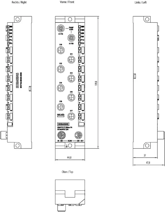 Станция распределенной периферии Siemens 6ES7142-6BG00-0BB0