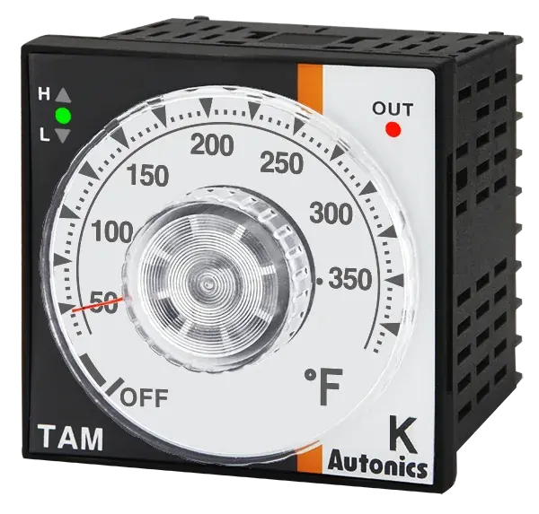 Температурные контроллеры с аналоговой круговой шкалой Autonics TAM-B4RK2F