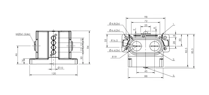 Блочные кулачковые выключатели Balluff BNS01JR