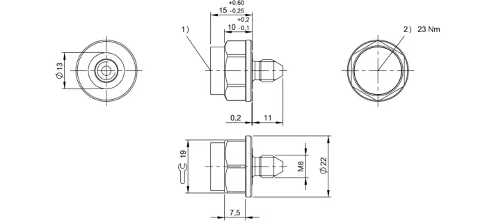 RFID метки транспондеры Balluff BIS013P