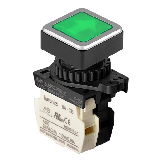 Пусковые кнопочные выключатели Autonics SQ3PFS-P3GLBL