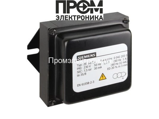 Трансформатор поджига Siemens ZE 30/7,5 00422030