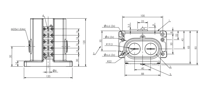 Блочные кулачковые выключатели Balluff BNS00JZ