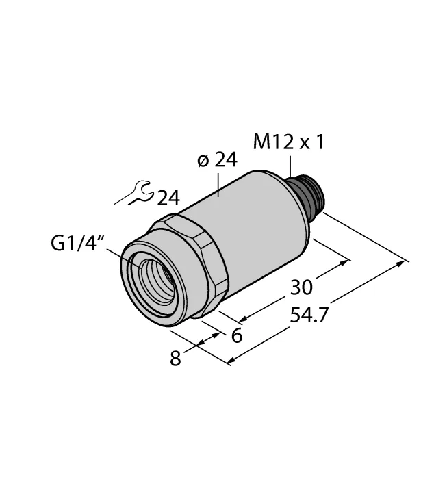 Аналоговые датчики давления 4-20 мА TURCK PT160R-2001-I2-H1141/X
