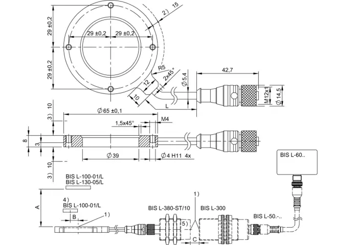 RFID Антенны Balluff BIS00K0